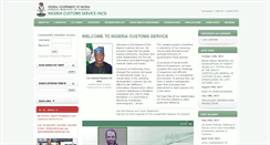 Desktop Screenshot of customs.gov.ng
